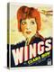 Wings, Clara Bow, 1927-null-Stretched Canvas