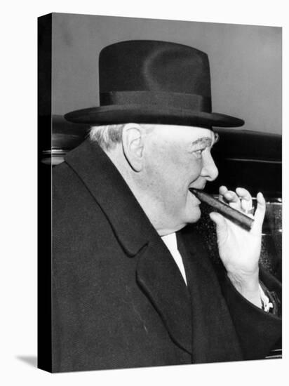 Winston Churchill, 1953-null-Stretched Canvas