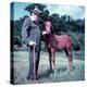 Winston Churchill and Horse-null-Premier Image Canvas