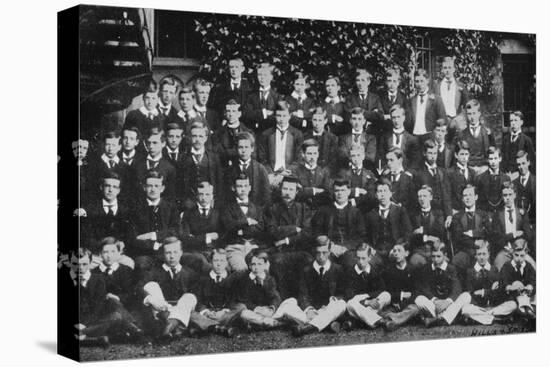 Winston Churchill in a group photograph at Harrow School, c1889, (1945)-Unknown-Premier Image Canvas