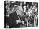 Winston Churchill Speaking at Wolverhampton Football Field-null-Premier Image Canvas