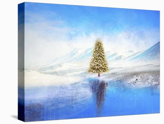Winter And Christmas Tree-Ata Alishahi-Premier Image Canvas