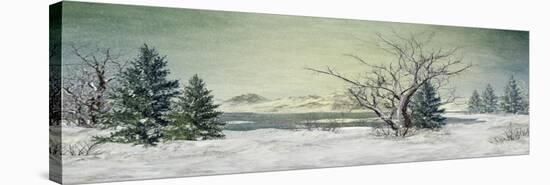 Winter at the Lake-Atelier Sommerland-Stretched Canvas