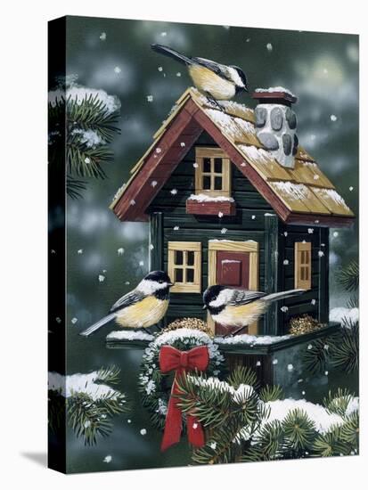 Winter Birdhouse-William Vanderdasson-Premier Image Canvas