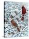 Winter Cardinal Painting-Jeff Tift-Premier Image Canvas