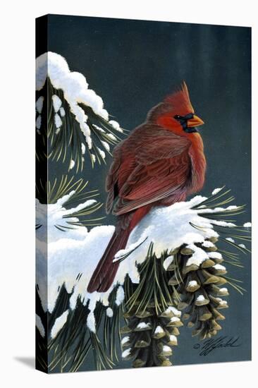Winter Cardinal-Wilhelm Goebel-Premier Image Canvas
