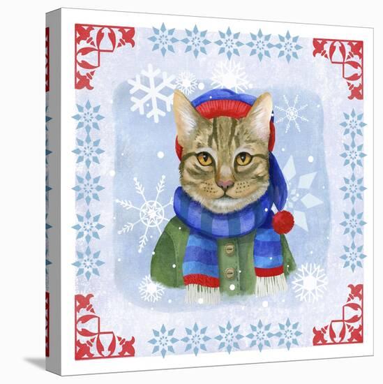 Winter Cat-Fiona Stokes-Gilbert-Premier Image Canvas