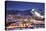 Winter Cityscape of Park City Mountain Resort and Deer Valley Resort, Utah-Adam Barker-Premier Image Canvas