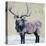 Winter Elk-Kellie Day-Stretched Canvas