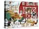 Winter Farm Scene-MAKIKO-Premier Image Canvas