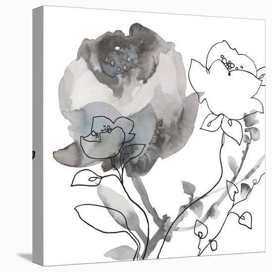 Winter Floral Illustrated I-Sandra Jacobs-Stretched Canvas
