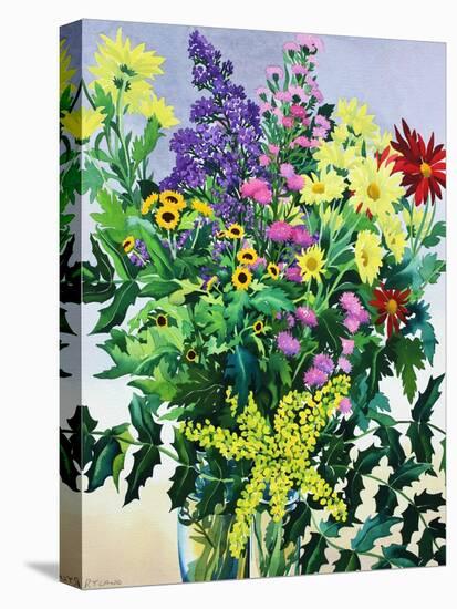 Winter Flowers and Leaves-Christopher Ryland-Premier Image Canvas