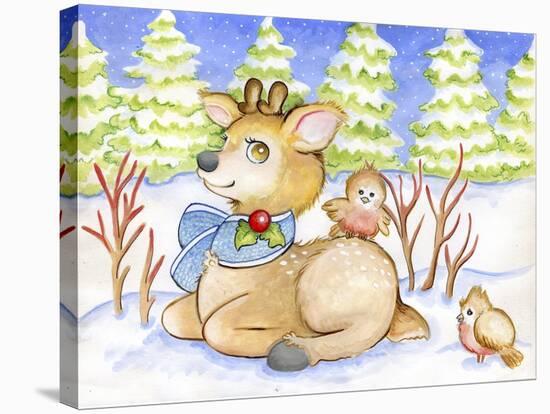 Winter Friends-Valarie Wade-Premier Image Canvas