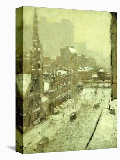 Winter in the City-Paul Cornoyer-Premier Image Canvas