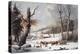 Winter in the Country, Homeward from the Wood-Currier & Ives-Premier Image Canvas