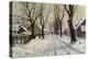 Winter in the Village-Walter Moras-Premier Image Canvas