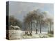 Winter Landscape, 1835-8-Barend Cornelis Koekkoek-Premier Image Canvas