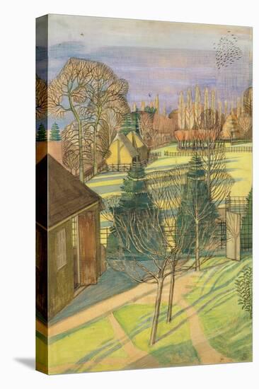 Winter Landscape, 1914 (Pen & Ink and W/C on Paper)-Paul Nash-Premier Image Canvas