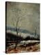 Winter Landscape 450190-Pol Ledent-Stretched Canvas