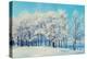 Winter Landscape - Snowy Beautiful Nature with Sunshine over Snow Covered Forest-Marina Zezelina-Premier Image Canvas