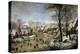 Winter Landscape with a Bird Trap, Ca. 1601-Pieter Brueghel the Younger-Premier Image Canvas