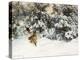 Winter Landscape with Fox and Hounds-Bruno Liljefors-Premier Image Canvas