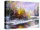 Winter Landscape With The Wood River-balaikin2009-Stretched Canvas