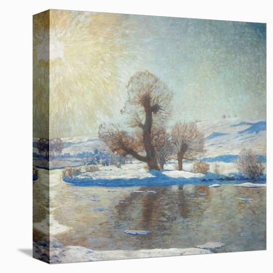 Winter Landscape-Eugen Bracht-Stretched Canvas