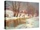 Winter Morning at a Stream-Walter Launt Palmer-Premier Image Canvas