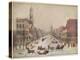 Winter on Wall Street, 1834-null-Premier Image Canvas