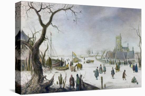 Winter Pleasure-Hendrik Avercamp-Premier Image Canvas