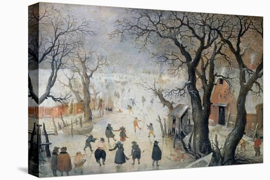 Winter Scene, c.1610-Hendrik Avercamp-Premier Image Canvas