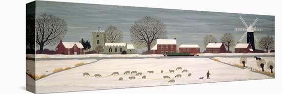 Winter Scene in Lincolnshire-Vincent Haddelsey-Premier Image Canvas