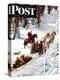 "Winter Sleigh Ride," Saturday Evening Post Cover, December 17, 1949-John Clymer-Premier Image Canvas