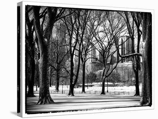Winter Snow in Central Park View-Philippe Hugonnard-Premier Image Canvas
