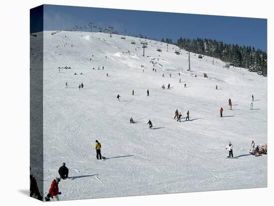 Winter Sports at Feldberg, Black Forest, Baden-Wurttemberg, Germany, Europe-Hans Peter Merten-Premier Image Canvas