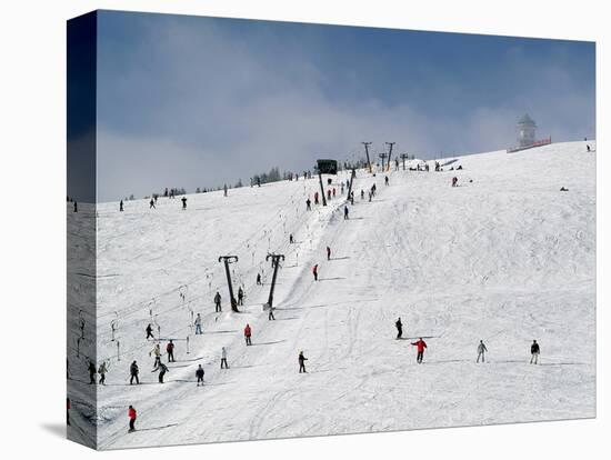 Winter Sports at Feldberg, Black Forest, Baden-Wurttemberg, Germany, Europe-Hans Peter Merten-Premier Image Canvas