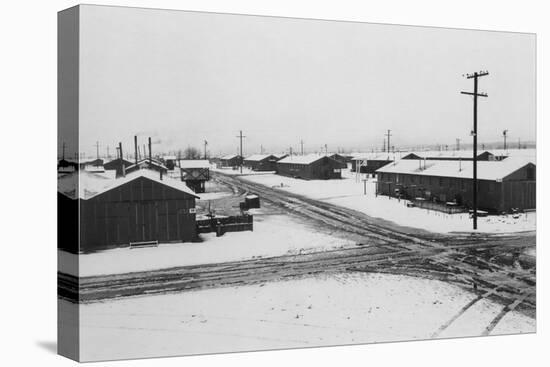 Winter Storm-Ansel Adams-Stretched Canvas