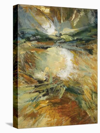 Winter Sun on a Golden Cornfield-Tuema Pattie-Stretched Canvas