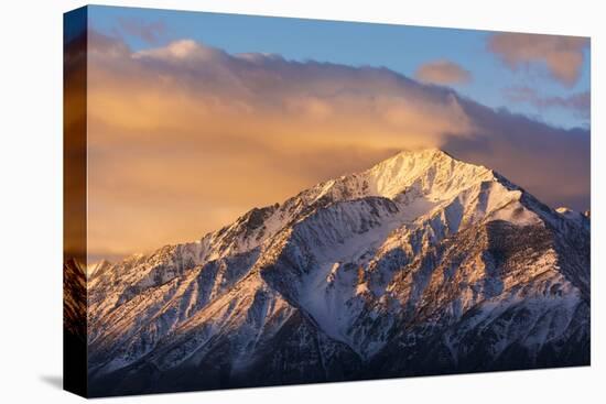 Winter sunrise on Mount Tom, Inyo National Forest, Sierra Nevada Mountains, California, USA-Russ Bishop-Premier Image Canvas