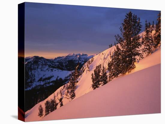 Winter Sunrise, Uinta-Wasatch-Cache National Forest, Utah, USA-Charles Gurche-Premier Image Canvas