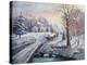 Winter Sunrise-Carl Valente-Stretched Canvas