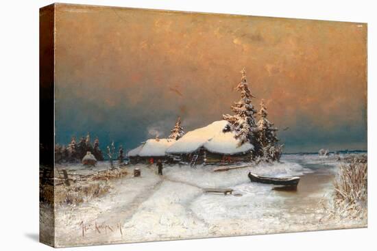 Winter Sunset, 1887-Juli Julievich Klever-Premier Image Canvas