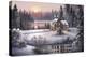 Winter Sunset-Dubravko Raos-Stretched Canvas