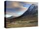 Winter View of Rannoch Moor Showing Lone Whitewashed Cottage on the Bank of a River, Scotland-Lee Frost-Premier Image Canvas