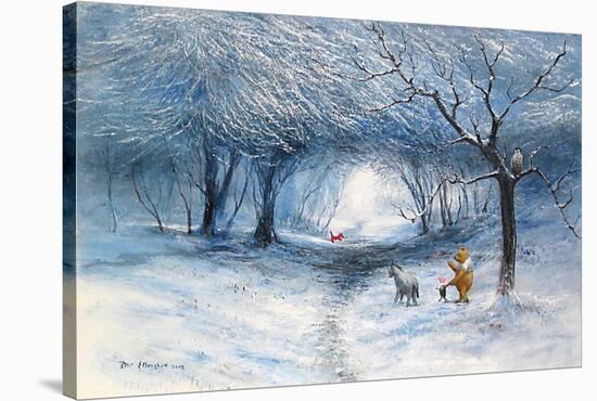 Winter Walk-Peter Ellenshaw-Stretched Canvas