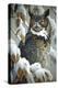 Winter Watch - Great Horned Owl-Wilhelm Goebel-Premier Image Canvas