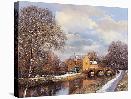 Winter Water-Clive Madgwick-Stretched Canvas