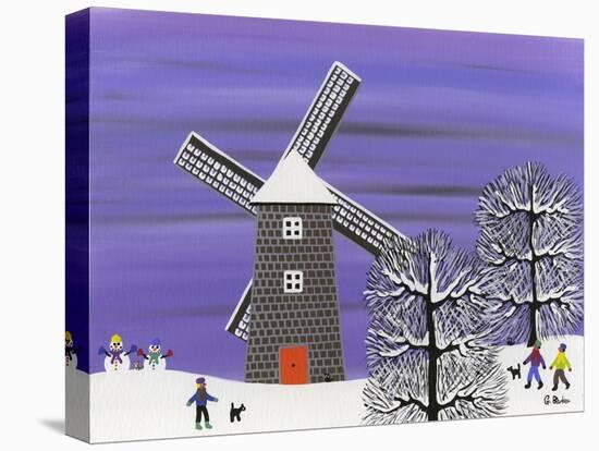 Winter Windmill-Gordon Barker-Premier Image Canvas