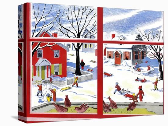 Winter Window - Jack & Jill-Janet Smalley-Premier Image Canvas